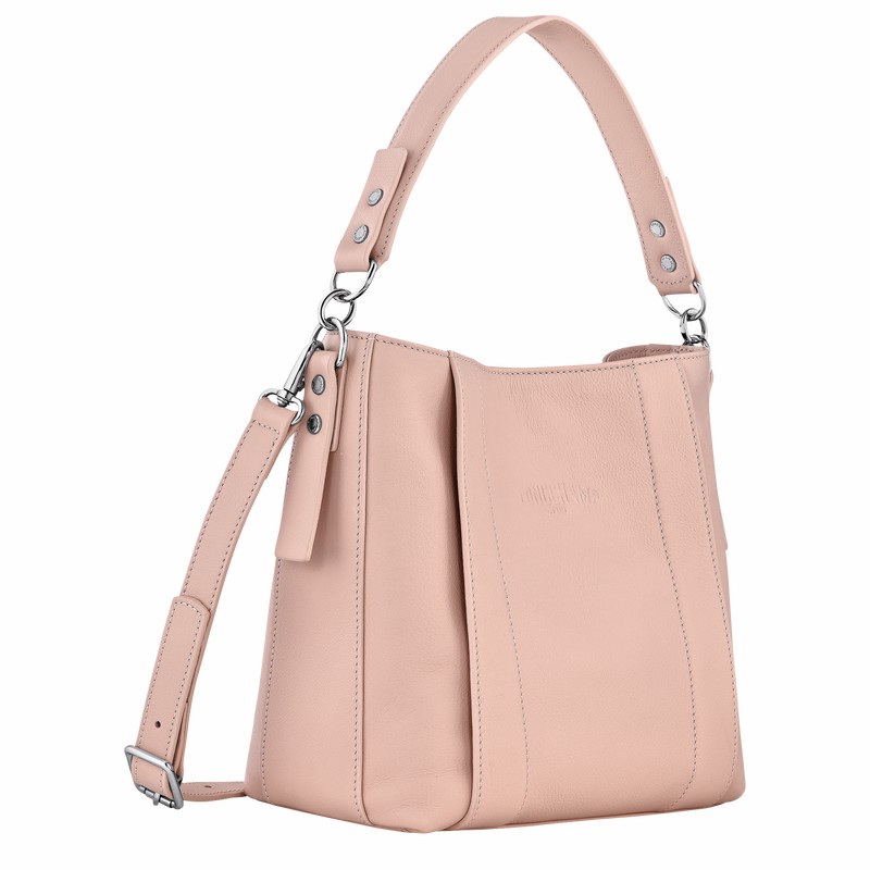 Bolsas Crossbody Longchamp 3D S Feminino Bege Brasil | 10215HFA542