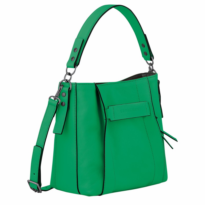 Bolsas Crossbody Longchamp 3D S Feminino Verdes Brasil | 10215HCV129