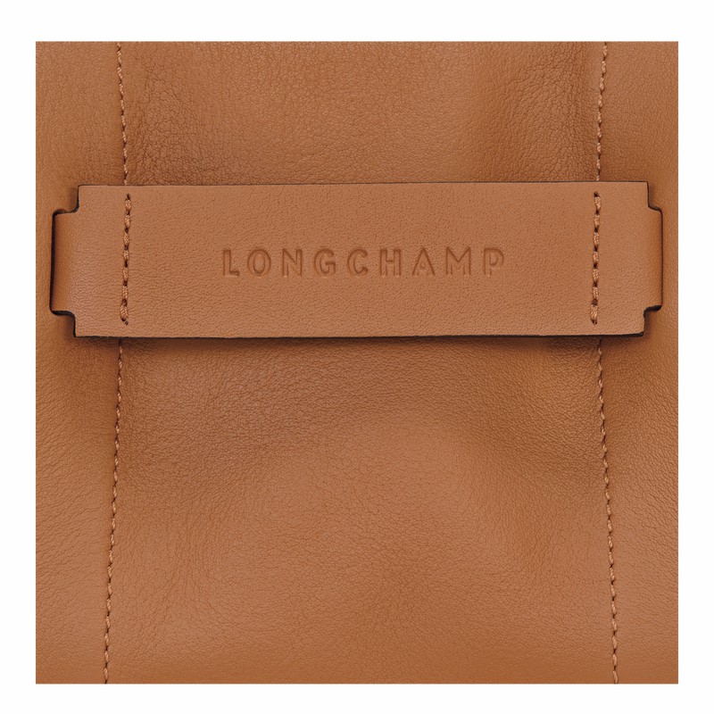 Bolsas Crossbody Longchamp 3D S Feminino Bege Brasil | 10199HCV016