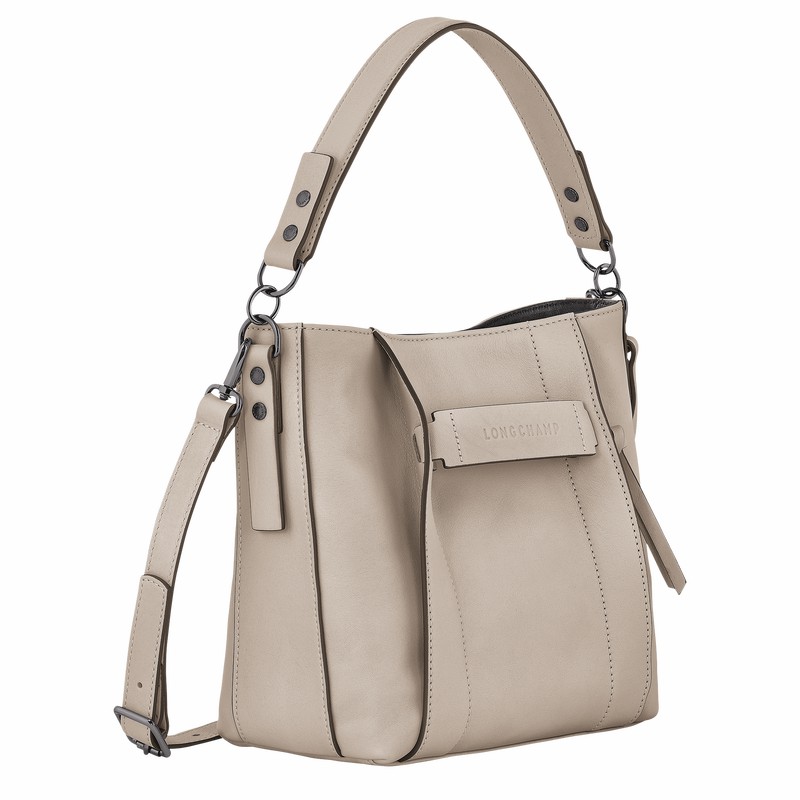 Bolsas Crossbody Longchamp 3D S Feminino Cinzentas Brasil | 10215HCV299