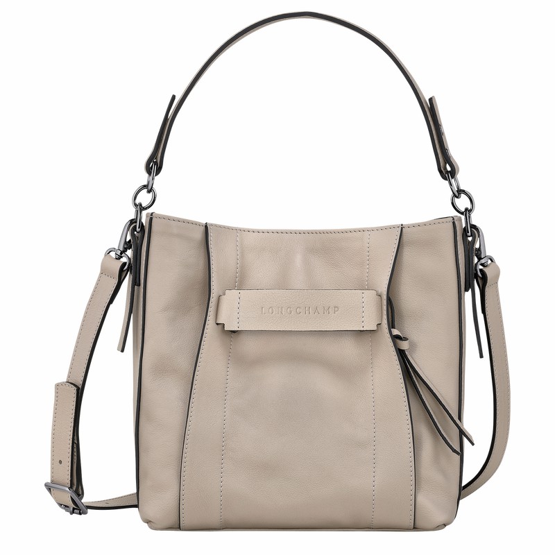 Bolsas Crossbody Longchamp 3D S Feminino Cinzentas Brasil | 10215HCV299