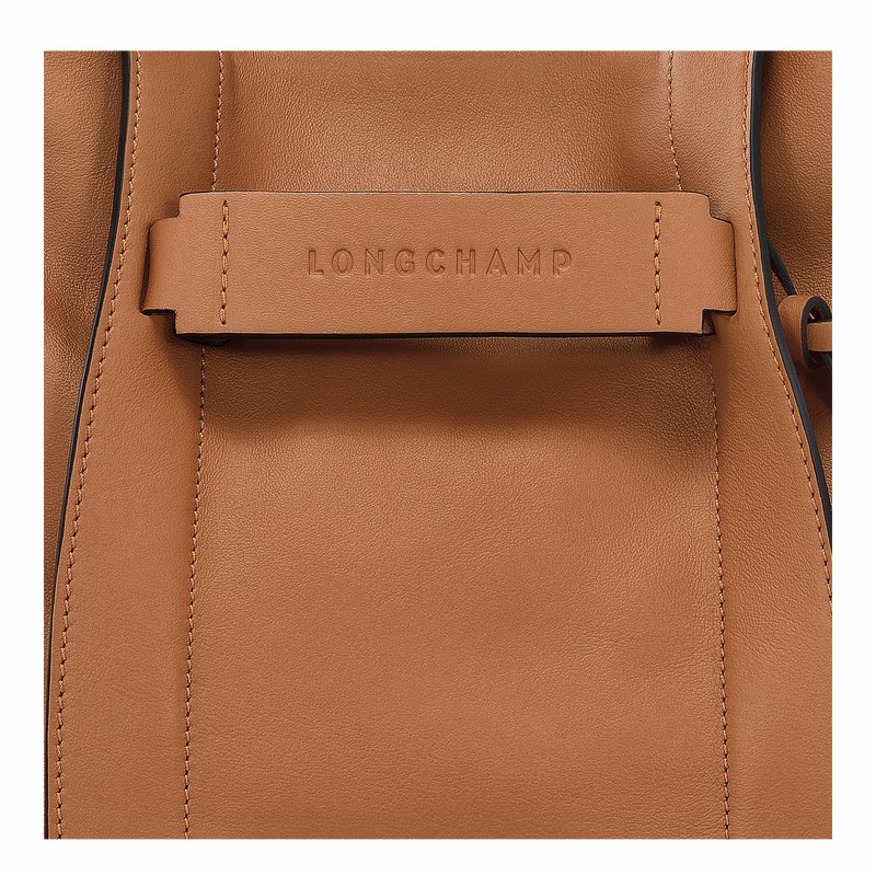 Bolsas Crossbody Longchamp 3D S Feminino Bege Brasil | 10215HCV016