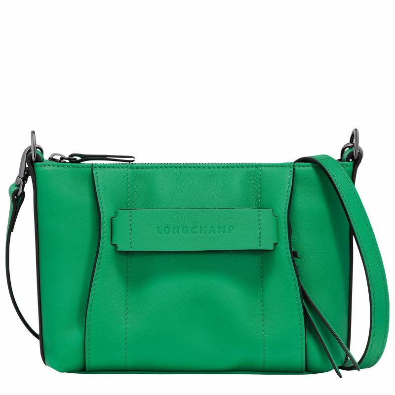 Bolsas Crossbody Longchamp 3D S Feminino Verdes Brasil | 10199HCV129