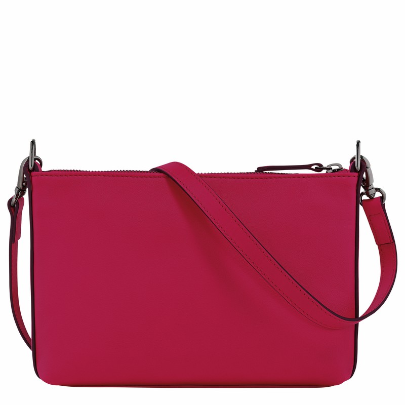 Bolsas Crossbody Longchamp 3D S Feminino Fucsia Brasil | 10199HCVJ13