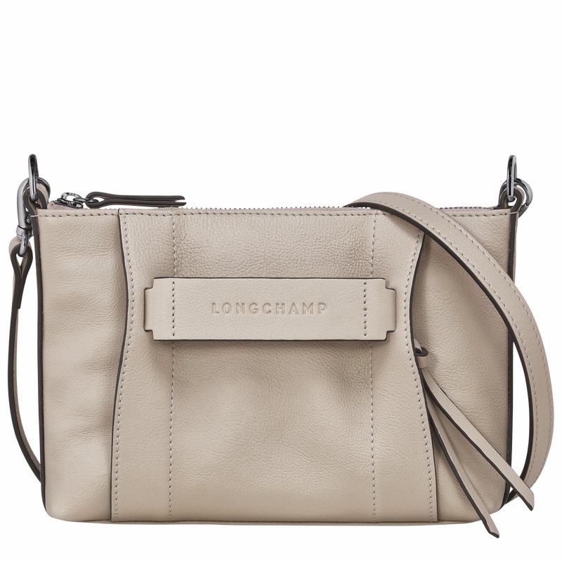 Bolsas Crossbody Longchamp 3D S Feminino Cinzentas Brasil | 10199HCV299