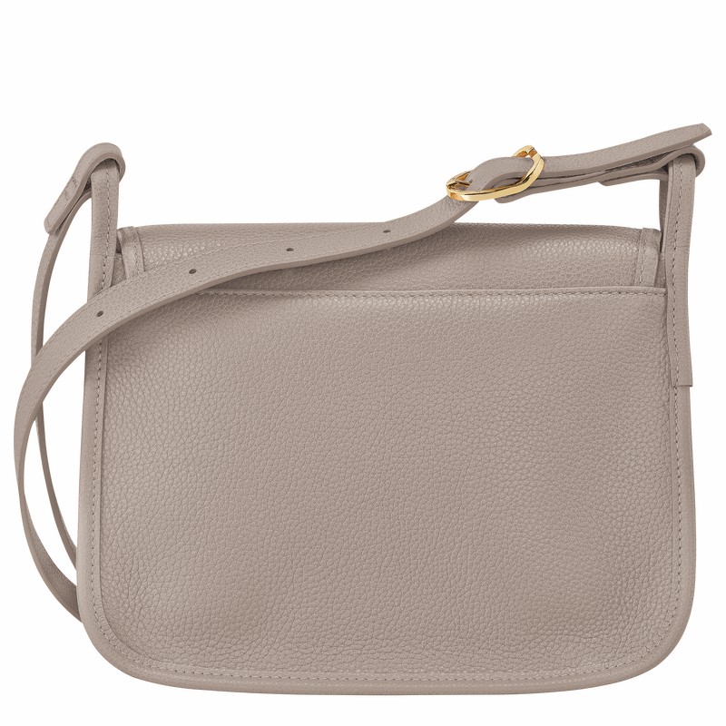 Bolsas Crossbody Longchamp Le FOULONNÉ M Feminino Cinzentas Brasil | 10135021P55