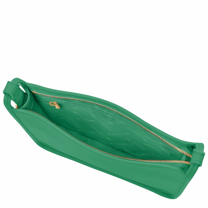 Bolsas Crossbody Longchamp Le FOULONNÉ M Feminino Verdes Brasil | 10140021129