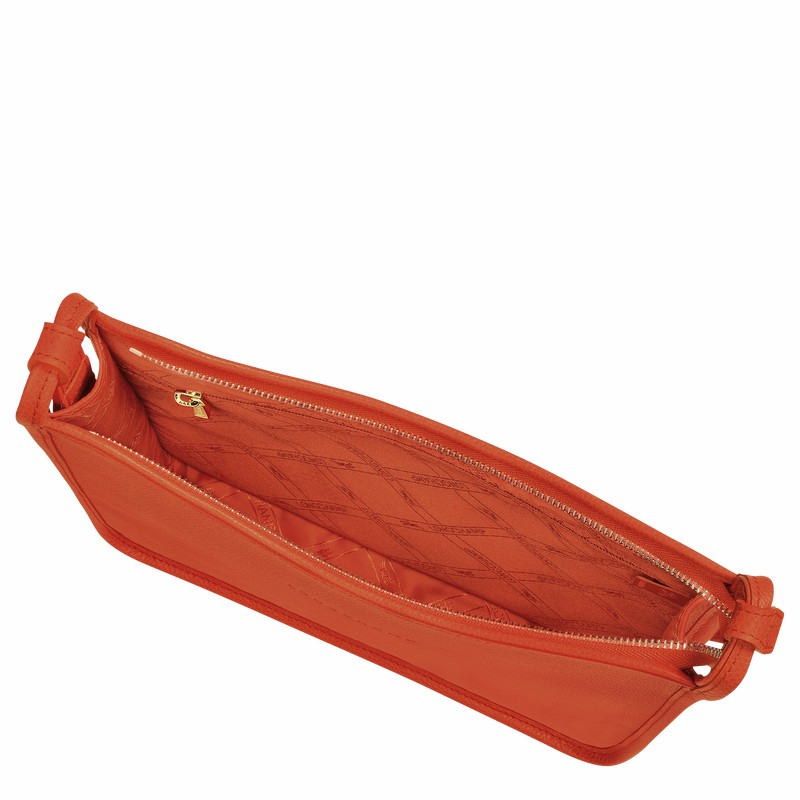 Bolsas Crossbody Longchamp Le FOULONNÉ M Feminino Laranja Brasil | 10140021685