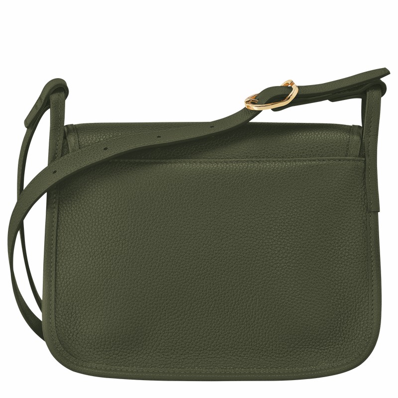 Bolsas Crossbody Longchamp Le FOULONNÉ M Feminino Caqui Brasil | 10135021892