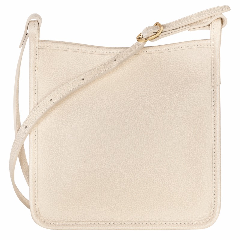 Bolsas Crossbody Longchamp Le FOULONNÉ S Feminino Branco Brasil | 10138021555