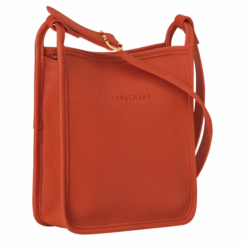 Bolsas Crossbody Longchamp Le FOULONNÉ S Feminino Laranja Brasil | 10138021685