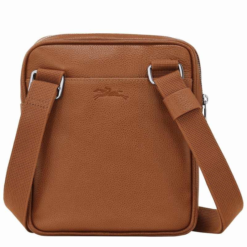 Bolsas Crossbody Longchamp Le FOULONNÉ XS Masculino Caramel Brasil | L1712021F72-