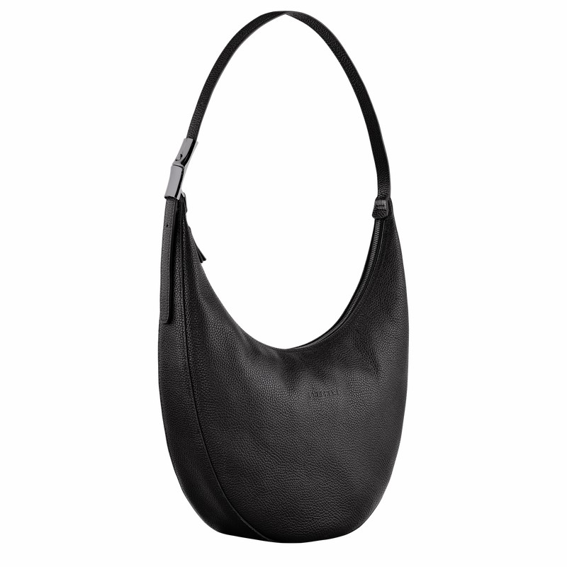 Bolsas Crossbody Longchamp Le Roseau Essential L Feminino Pretas Brasil | 10234968001