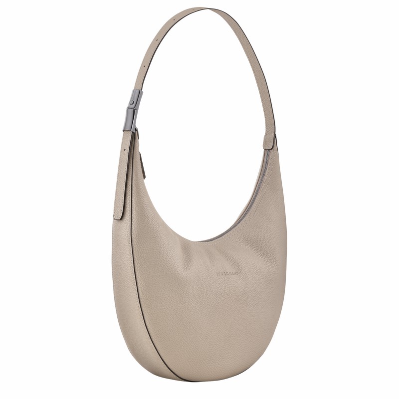 Bolsas Crossbody Longchamp Le Roseau Essential L Feminino Cinzentas Brasil | 10234968266