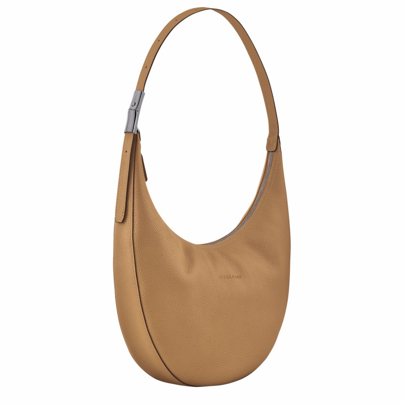 Bolsas Crossbody Longchamp Le Roseau Essential L Feminino Caqui Brasil | 10234968026