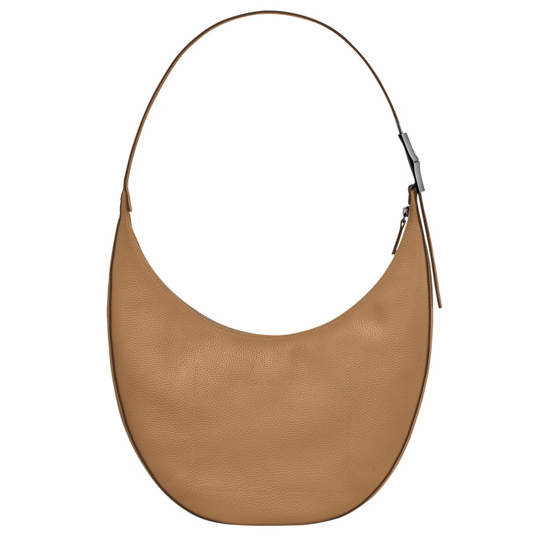 Bolsas Crossbody Longchamp Le Roseau Essential L Feminino Caqui Brasil | 10234968026