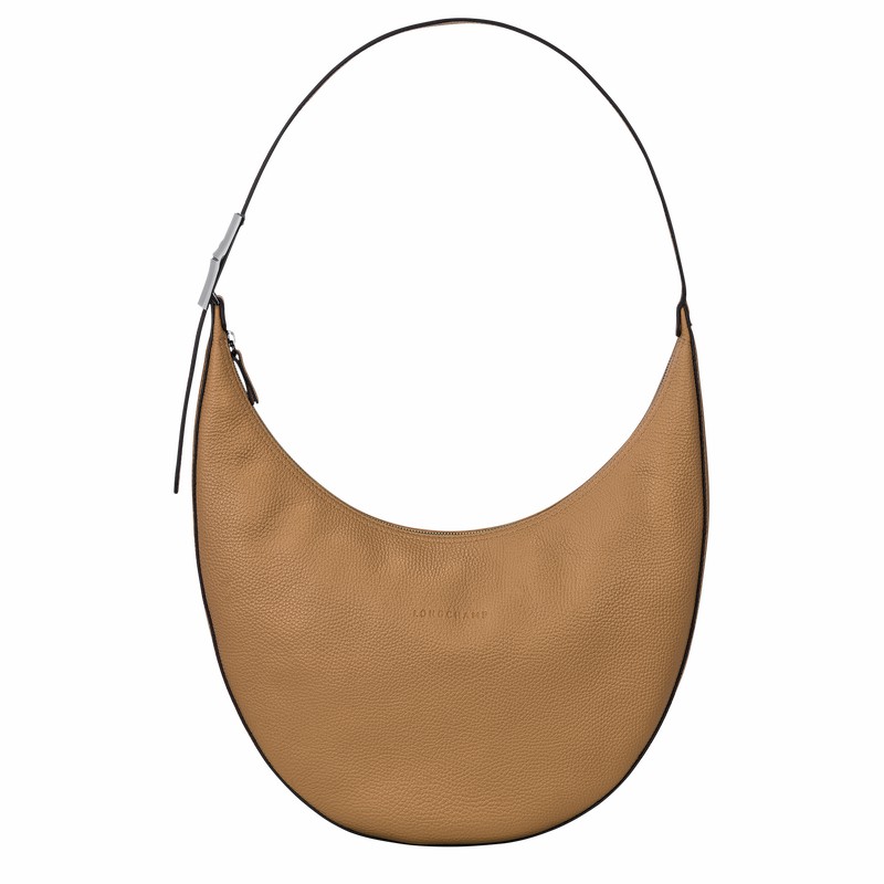 Bolsas Crossbody Longchamp Le Roseau Essential L Feminino Caqui Brasil | 10234968026