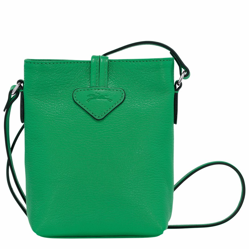 Bolsas Crossbody Longchamp Le Roseau XS Feminino Verdes Brasil | 10207HEC129