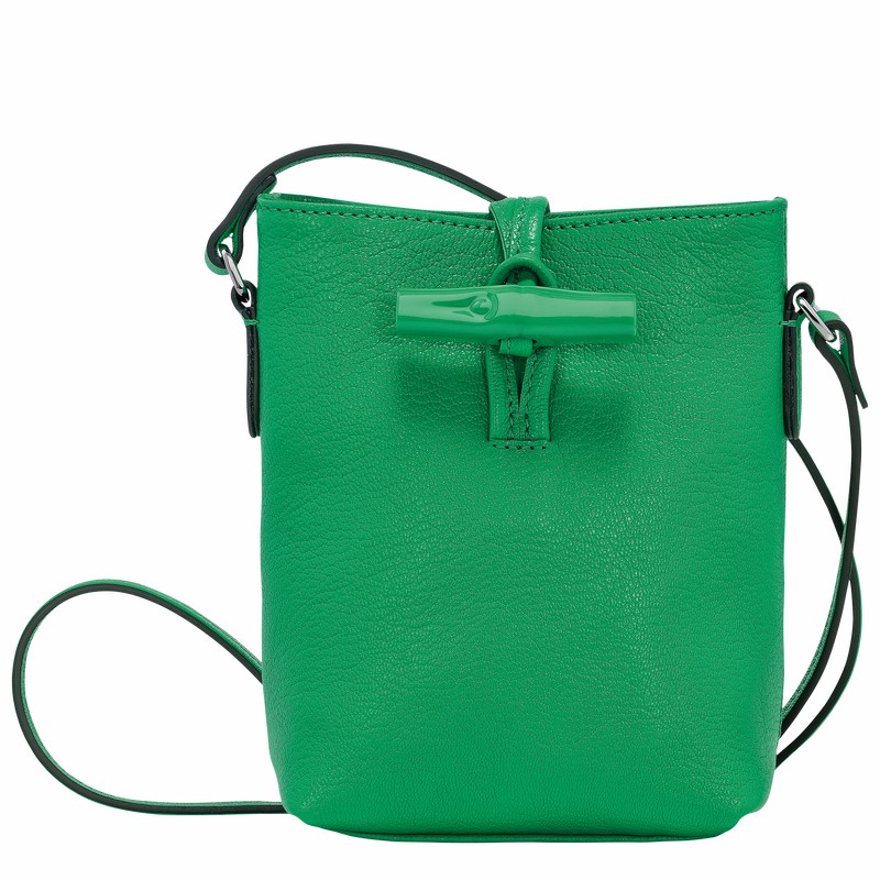 Bolsas Crossbody Longchamp Le Roseau XS Feminino Verdes Brasil | 10207HEC129