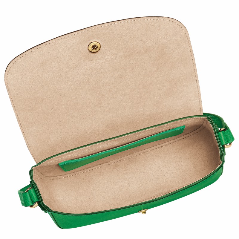 Bolsas Crossbody Longchamp ÉPURE S Feminino Verdes Brasil | 10253HYZ129