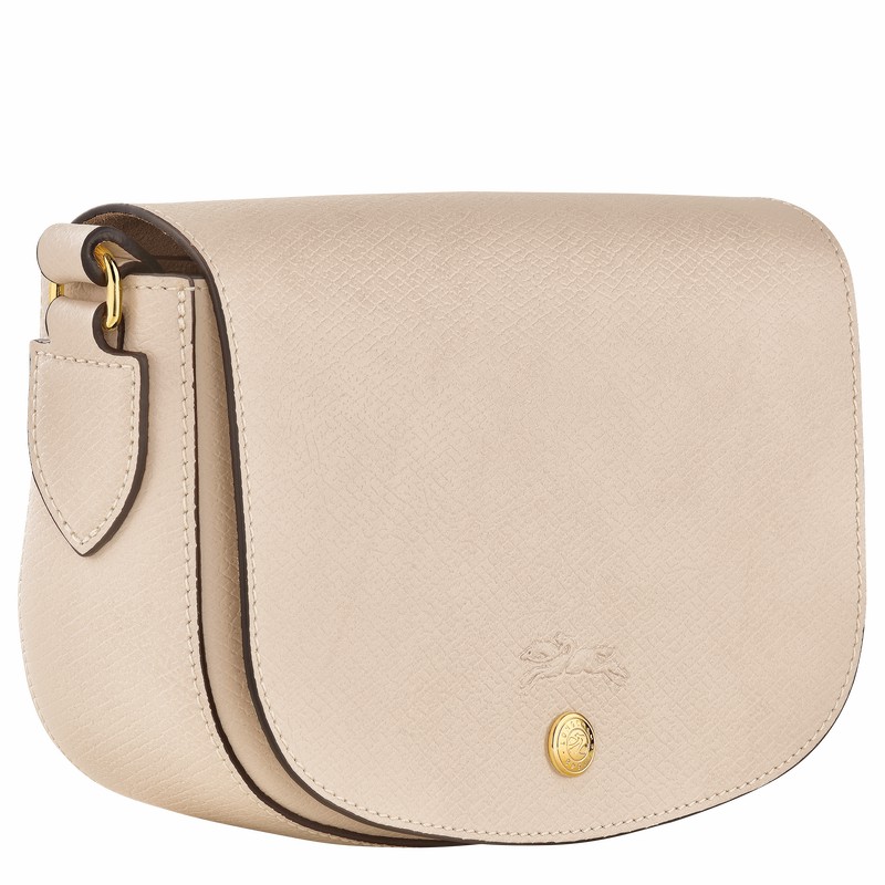 Bolsas Crossbody Longchamp ÉPURE S Feminino Branco Brasil | 10253HYZ555