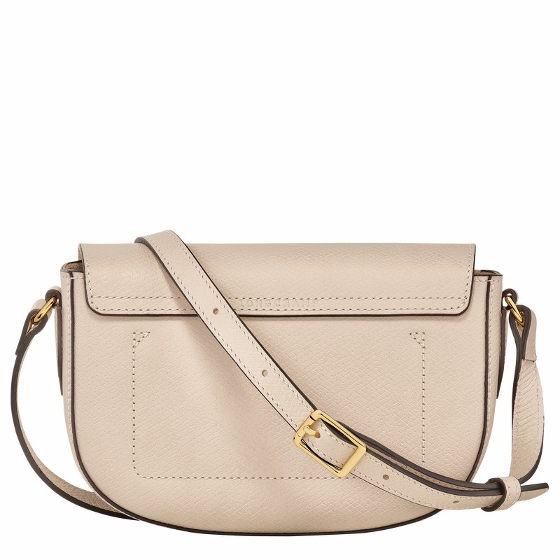 Bolsas Crossbody Longchamp ÉPURE S Feminino Branco Brasil | 10253HYZ555