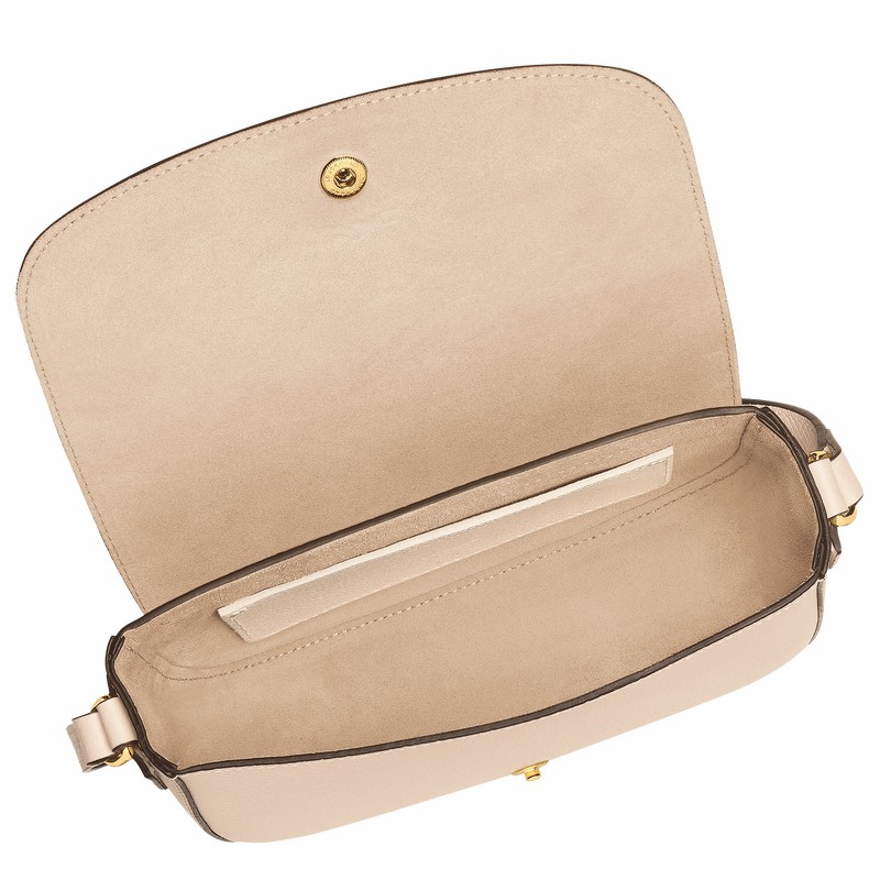 Bolsas Crossbody Longchamp ÉPURE S Feminino Branco Brasil | 10253HYZ555