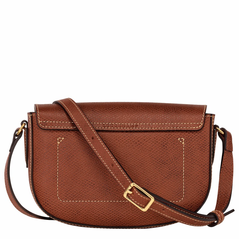 Bolsas Crossbody Longchamp ÉPURE S Feminino Marrom Brasil | 10253HYZ035