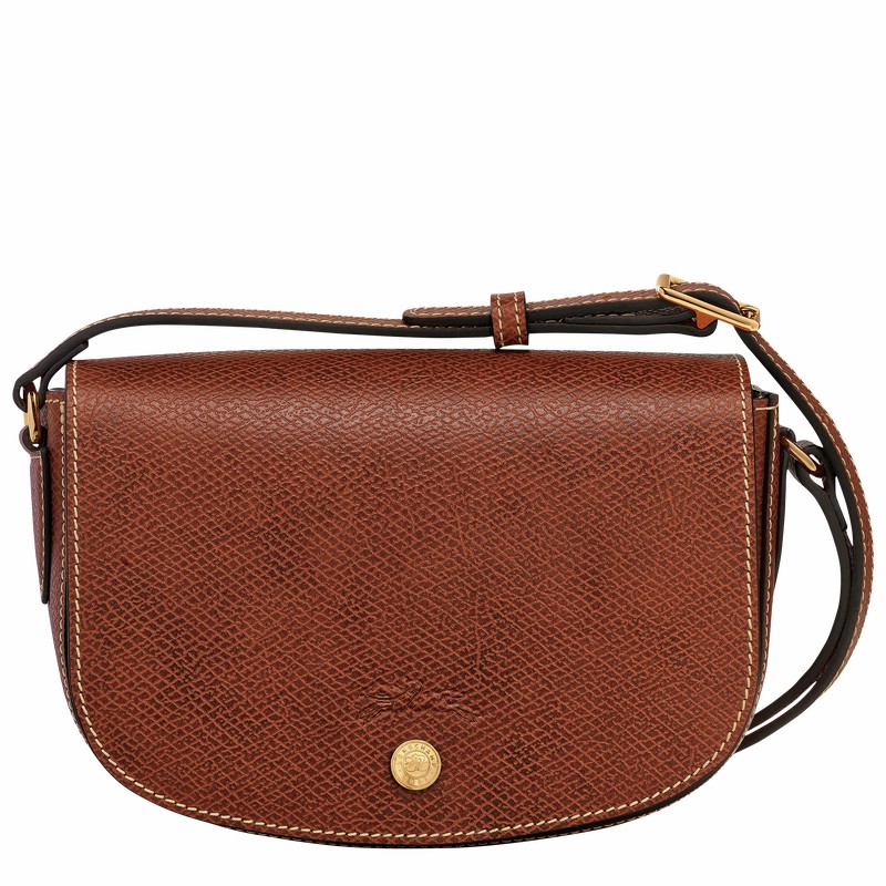 Bolsas Crossbody Longchamp ÉPURE S Feminino Marrom Brasil | 10253HYZ035