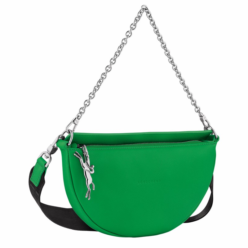 Bolsas Crossbody Longchamp Smile S Feminino Verdes Brasil | 10224HDS531