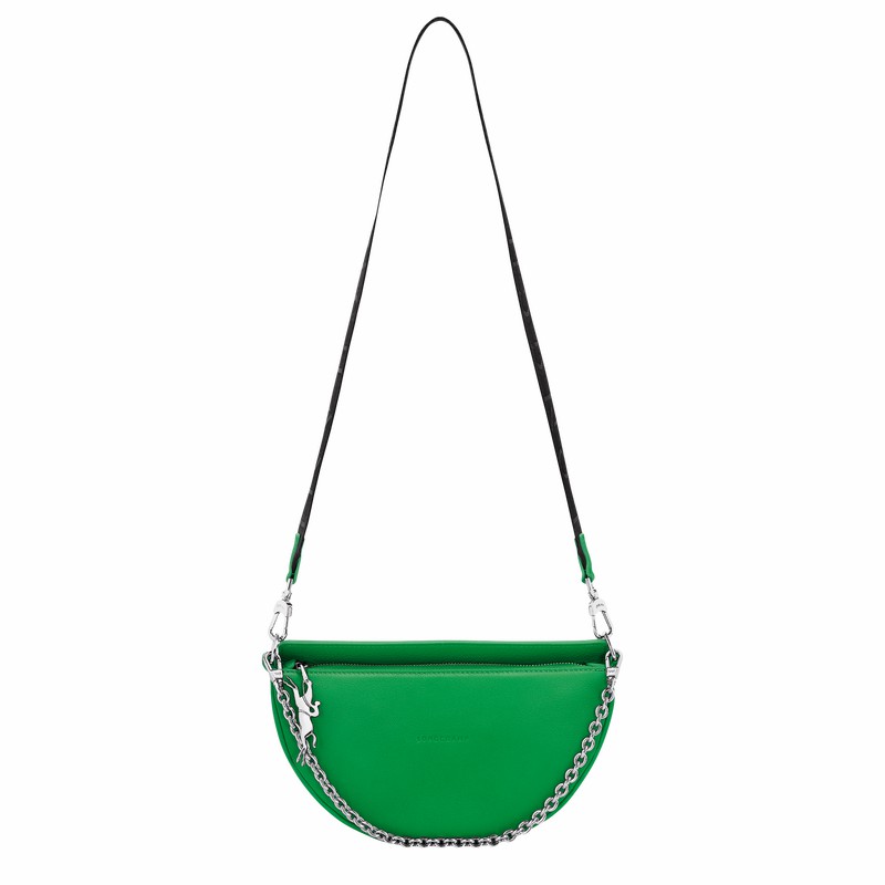 Bolsas Crossbody Longchamp Smile S Feminino Verdes Brasil | 10224HDS531