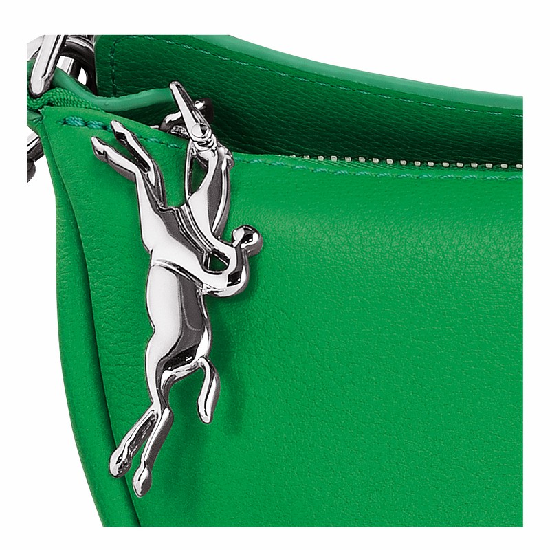 Bolsas Crossbody Longchamp Smile S Feminino Verdes Brasil | 10224HDS531