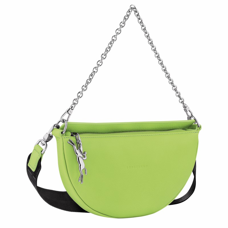 Bolsas Crossbody Longchamp Smile S Feminino Verdes Brasil | 10224HDS355