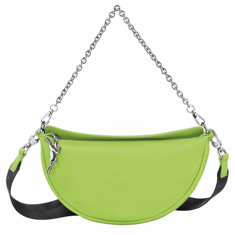 Bolsas Crossbody Longchamp Smile S Feminino Verdes Brasil | 10224HDS355