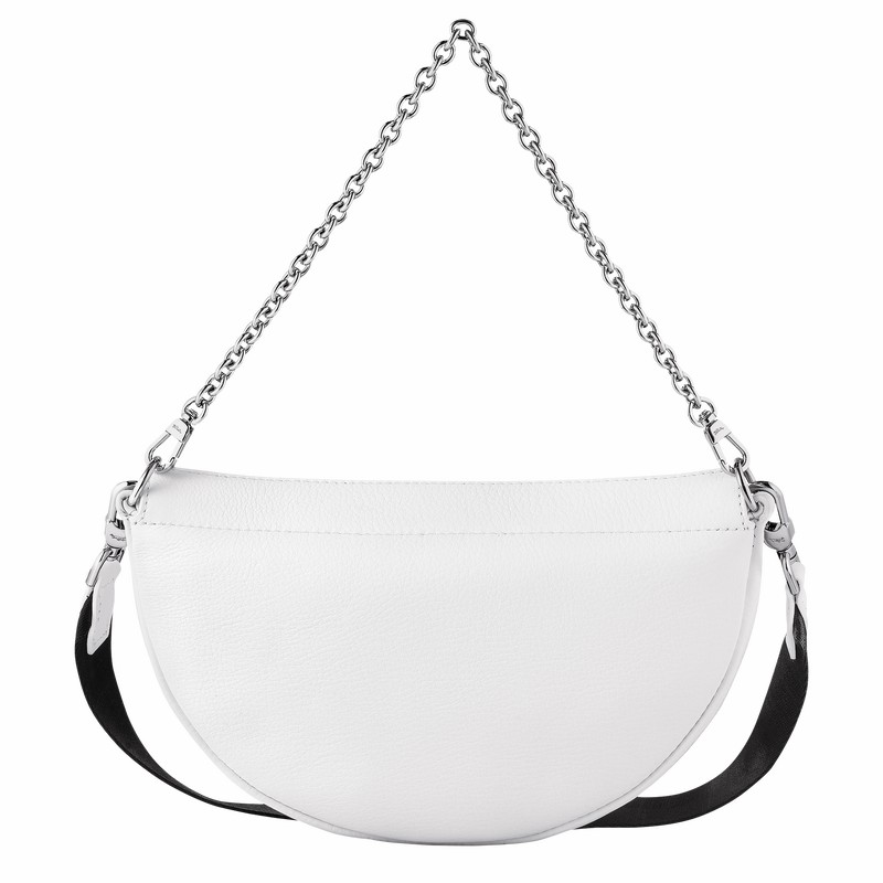 Bolsas Crossbody Longchamp Smile S Feminino Branco Brasil | 10224HDS007