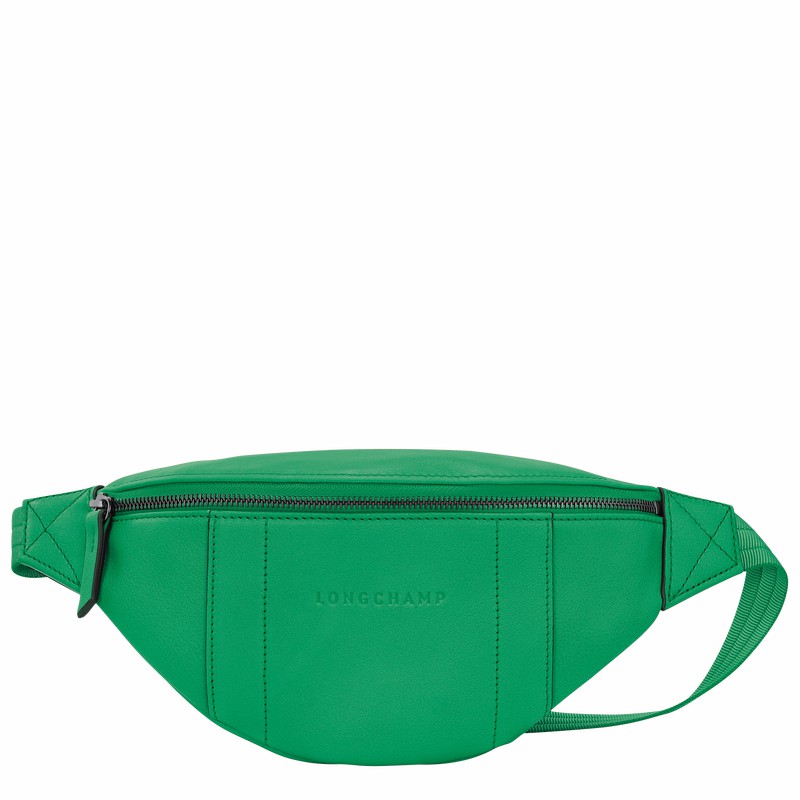 Bolsas De Cintura Longchamp 3D S Feminino Verdes Brasil | 20054HCV129