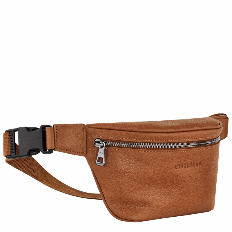 Bolsas De Cintura Longchamp Le FOULONNÉ M Feminino Caramel Brasil | 20045021F72