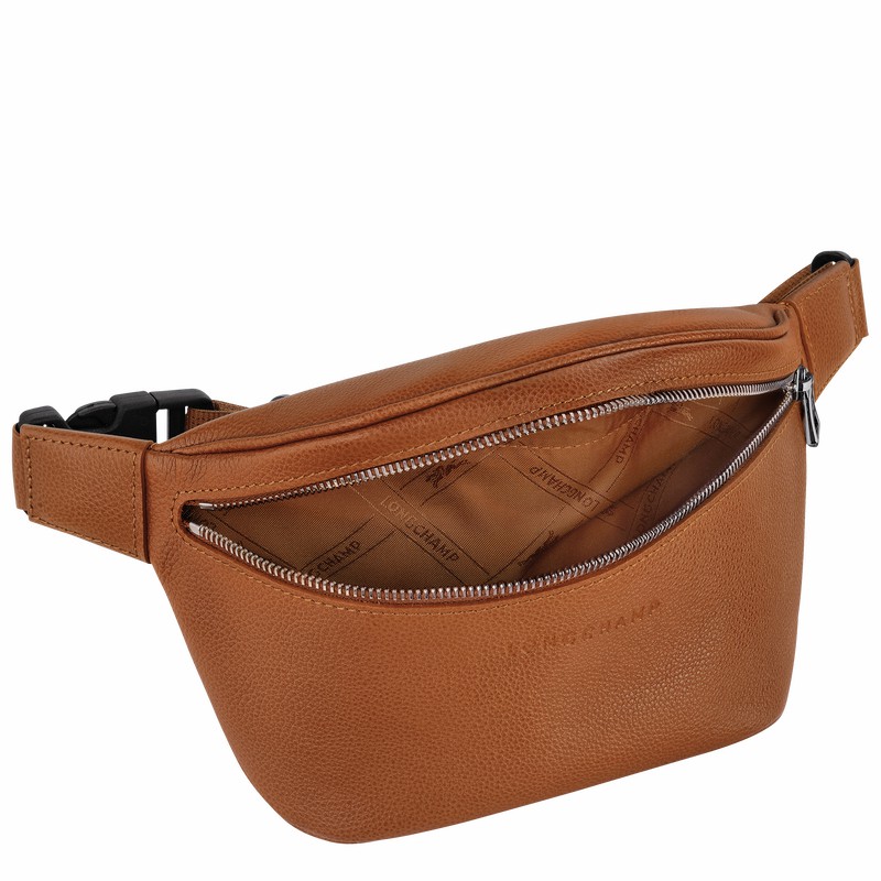 Bolsas De Cintura Longchamp Le FOULONNÉ M Feminino Caramel Brasil | 20045021F72