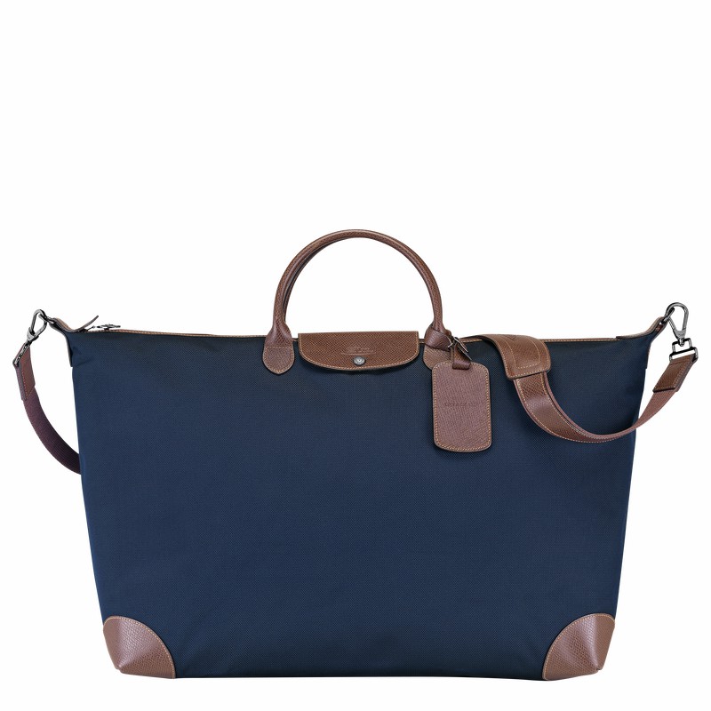 Bolsas De Viagem Longchamp Boxford M Feminino Azuis Brasil | L1625080127