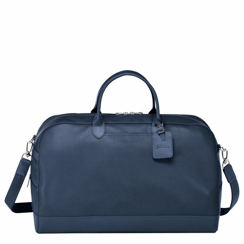 Bolsas De Viagem Longchamp Le FOULONNÉ M Masculino Azul Marinho Brasil | L1302021556-