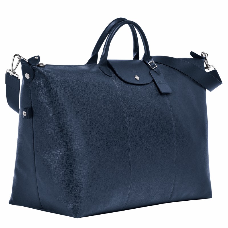 Bolsas De Viagem Longchamp Le FOULONNÉ S Masculino Azul Marinho Brasil | L1624021556-