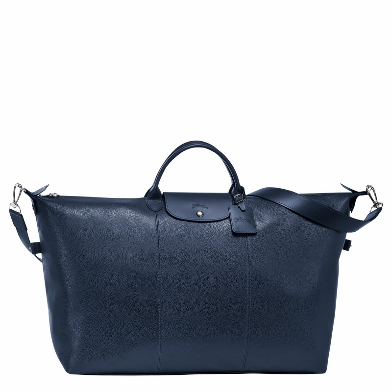 Bolsas De Viagem Longchamp Le FOULONNÉ S Feminino Azul Marinho Brasil | L1624021556