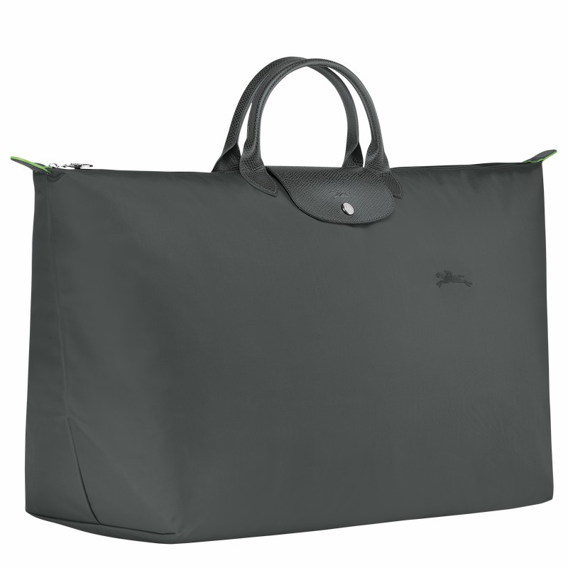 Bolsas De Viagem Longchamp Le Pliage Green M Masculino Cinzentas Escuro Brasil | L1625919P66-