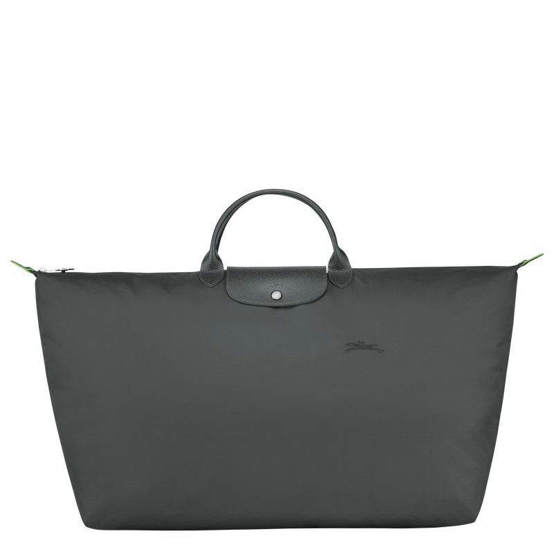 Bolsas De Viagem Longchamp Le Pliage Green M Masculino Cinzentas Escuro Brasil | L1625919P66-