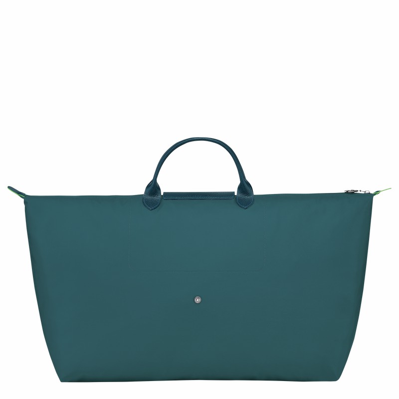 Bolsas De Viagem Longchamp Le Pliage Green M Masculino Azul Claro Brasil | L1625919P89-