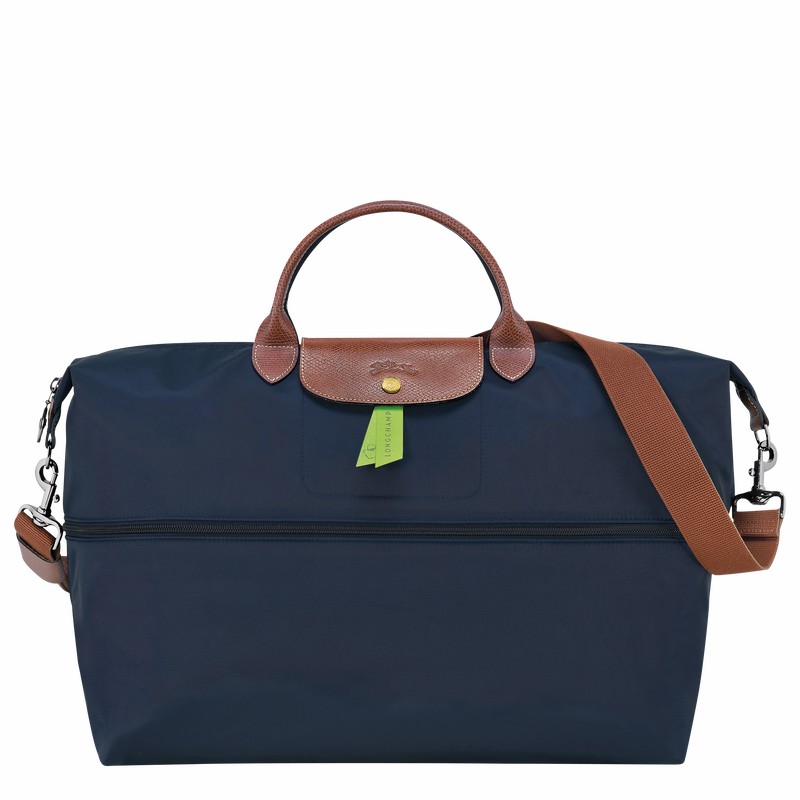 Bolsas De Viagem Longchamp Le Pliage Original expandable Masculino Azul Marinho Brasil | L1911089P68-