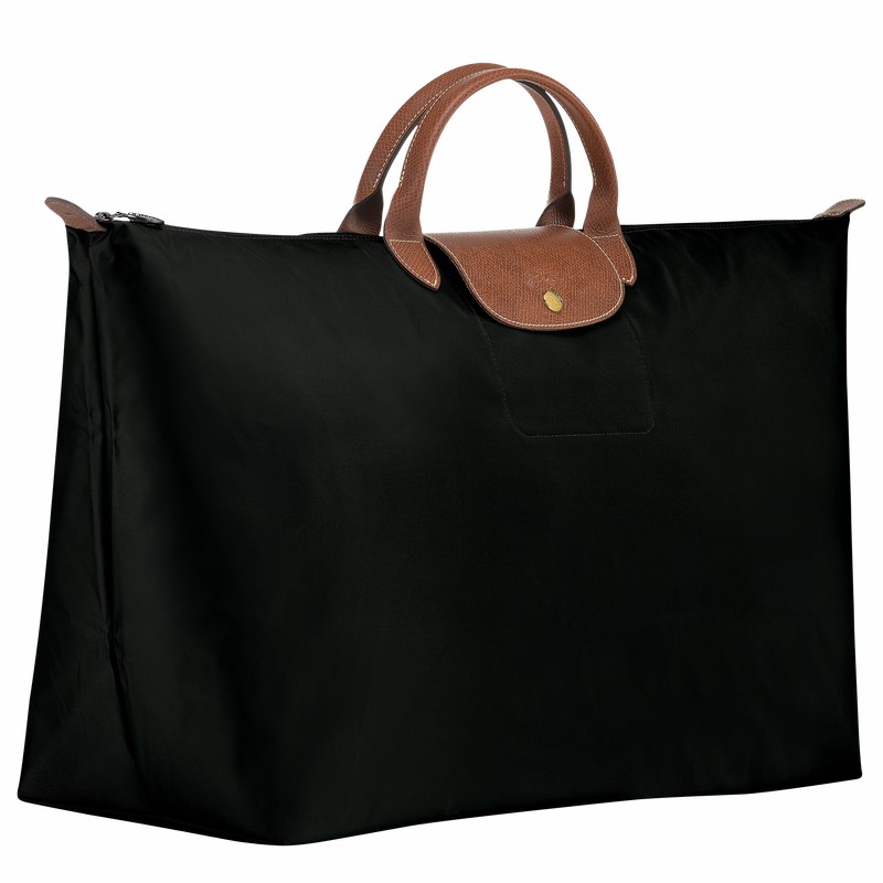 Bolsas De Viagem Longchamp Le Pliage Original M Masculino Pretas Brasil | L1625089001-