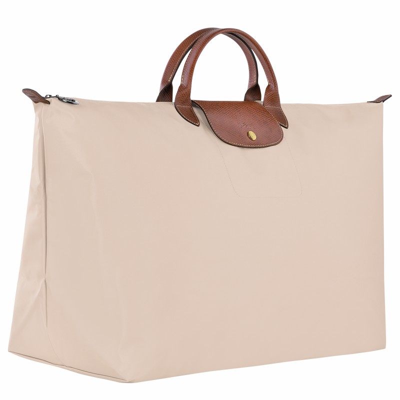 Bolsas De Viagem Longchamp Le Pliage Original M Masculino Branco Brasil | L1625089P71-