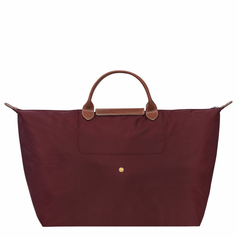 Bolsas De Viagem Longchamp Le Pliage Original S Masculino Bordeaux Brasil | L1624089P87-