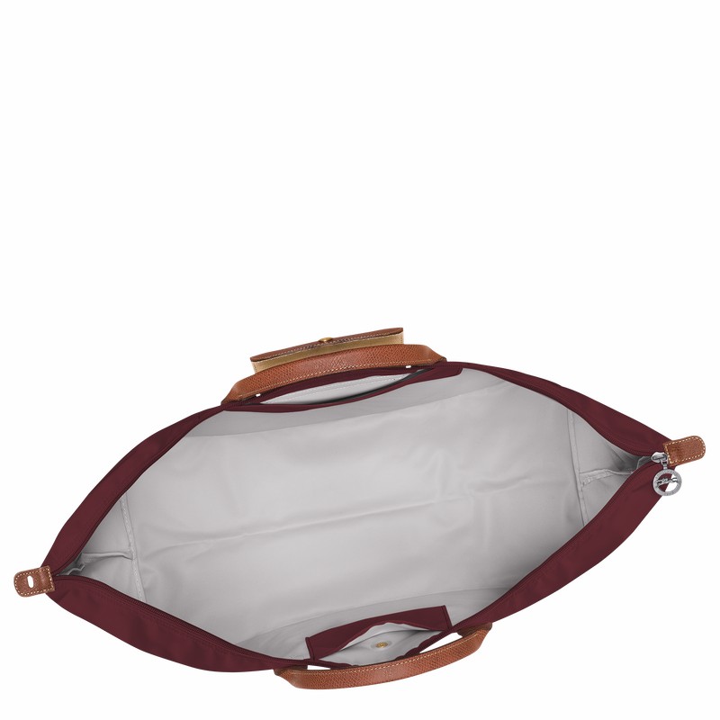 Bolsas De Viagem Longchamp Le Pliage Original M Masculino Bordeaux Brasil | L1625089P87-